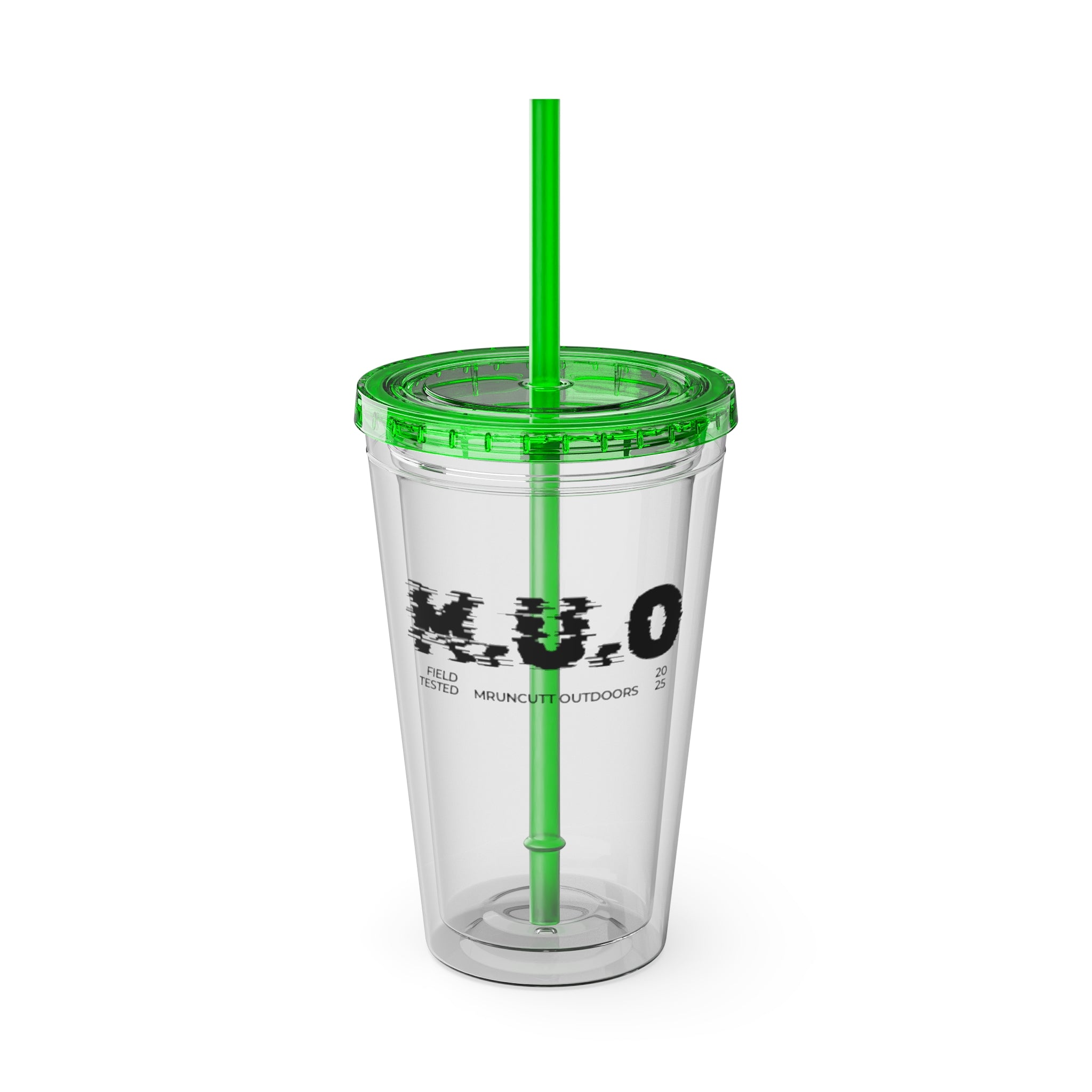 M.U.O Tumbler with Straw, 16oz