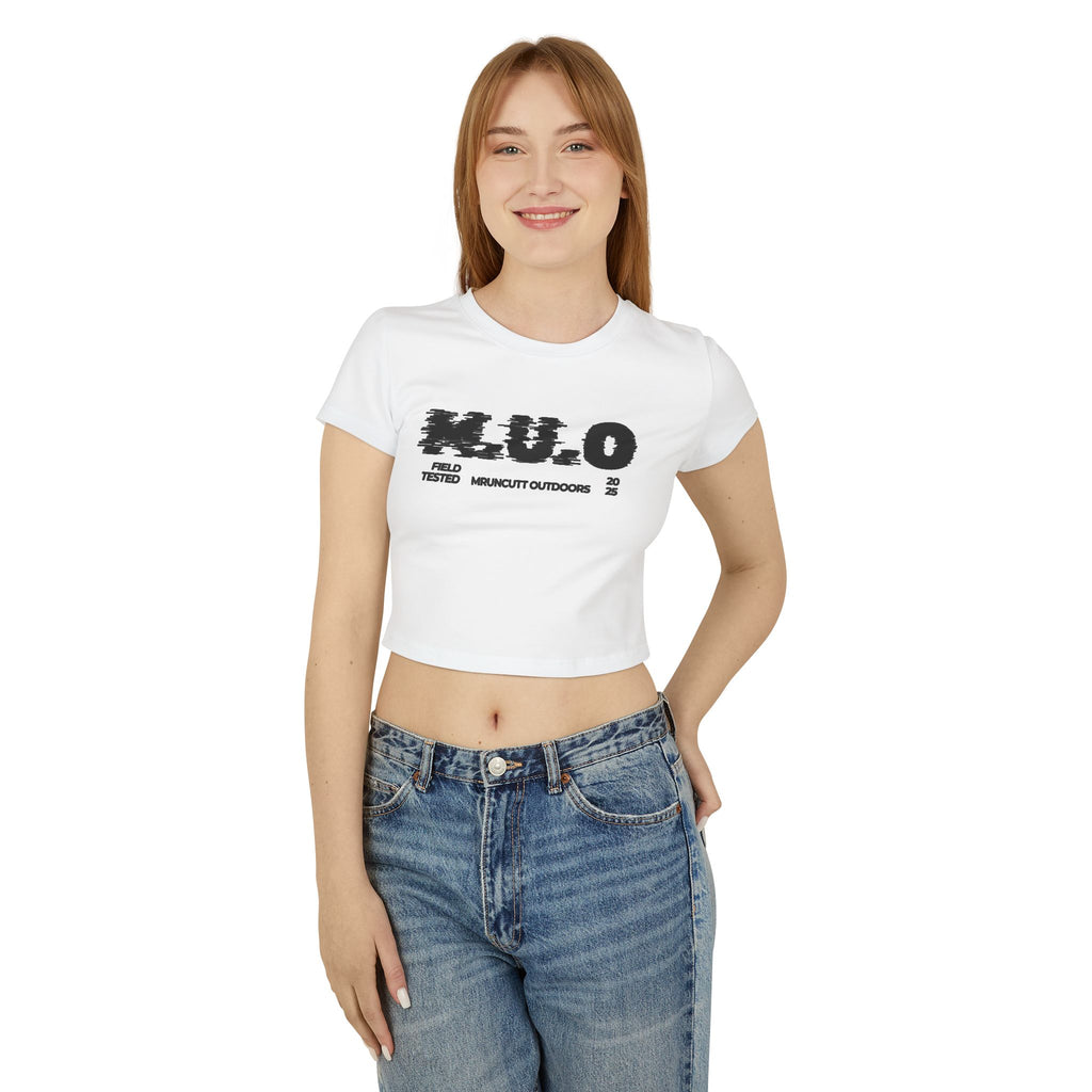 Women's Baby Tee with Bold M.U.O Design