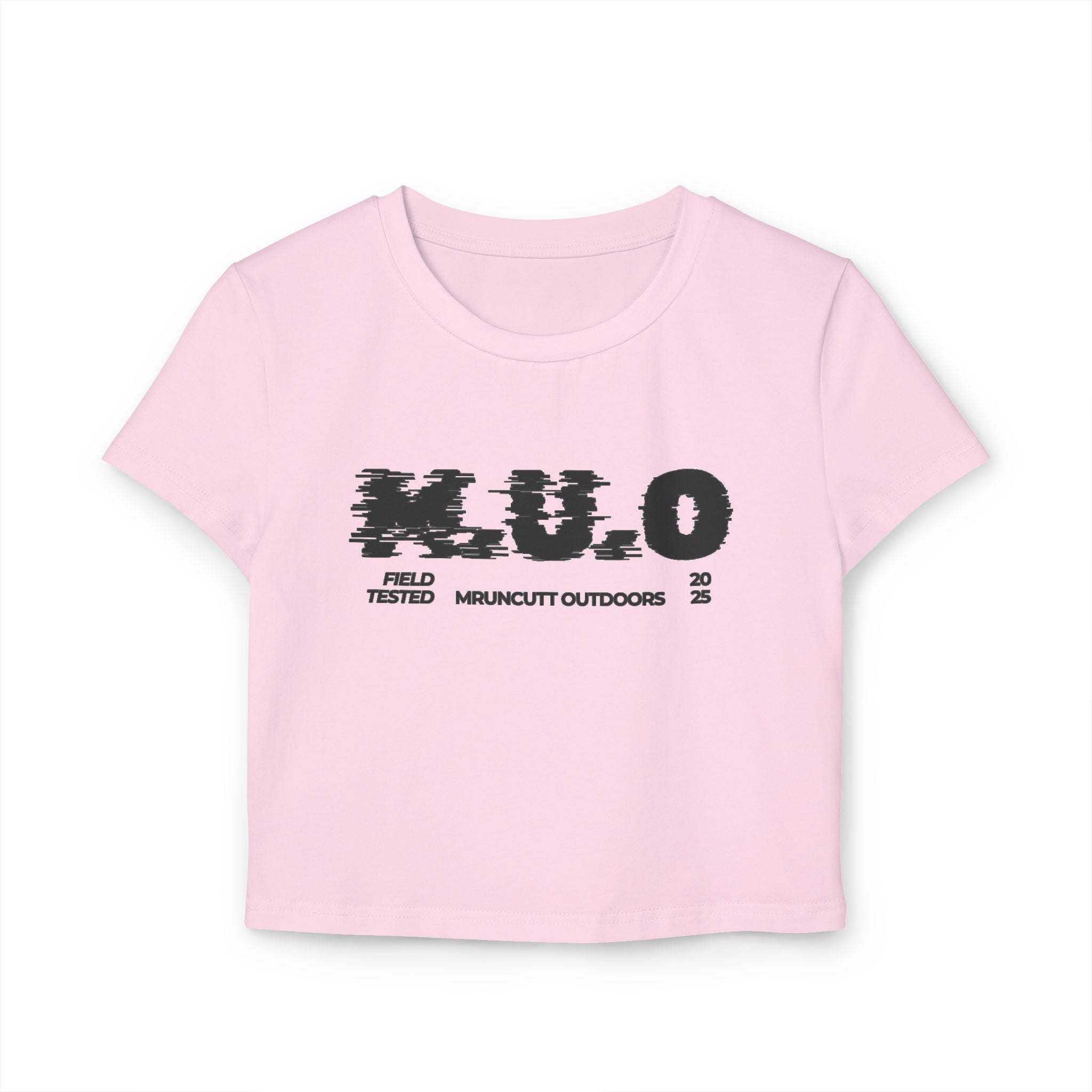 Women's Baby Tee with Bold M.U.O Design