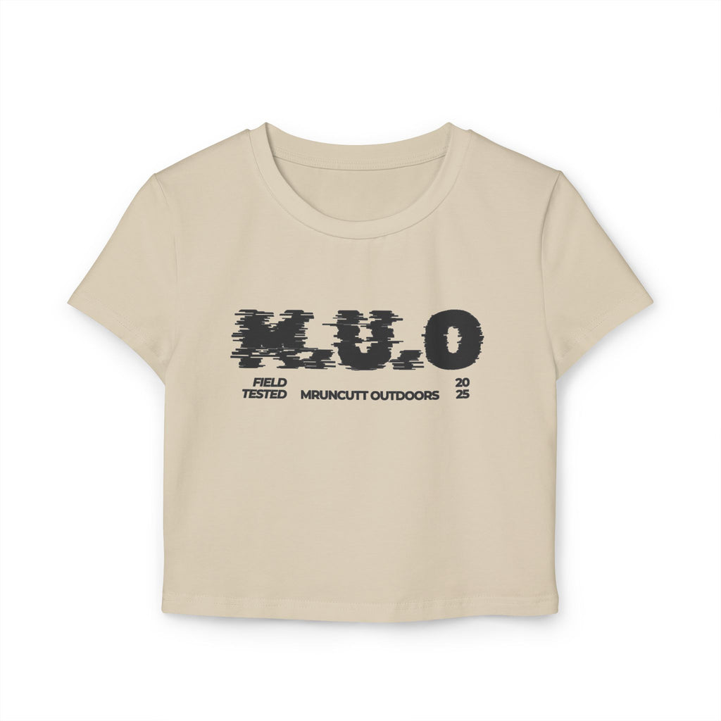 Women's Baby Tee with Bold M.U.O Design