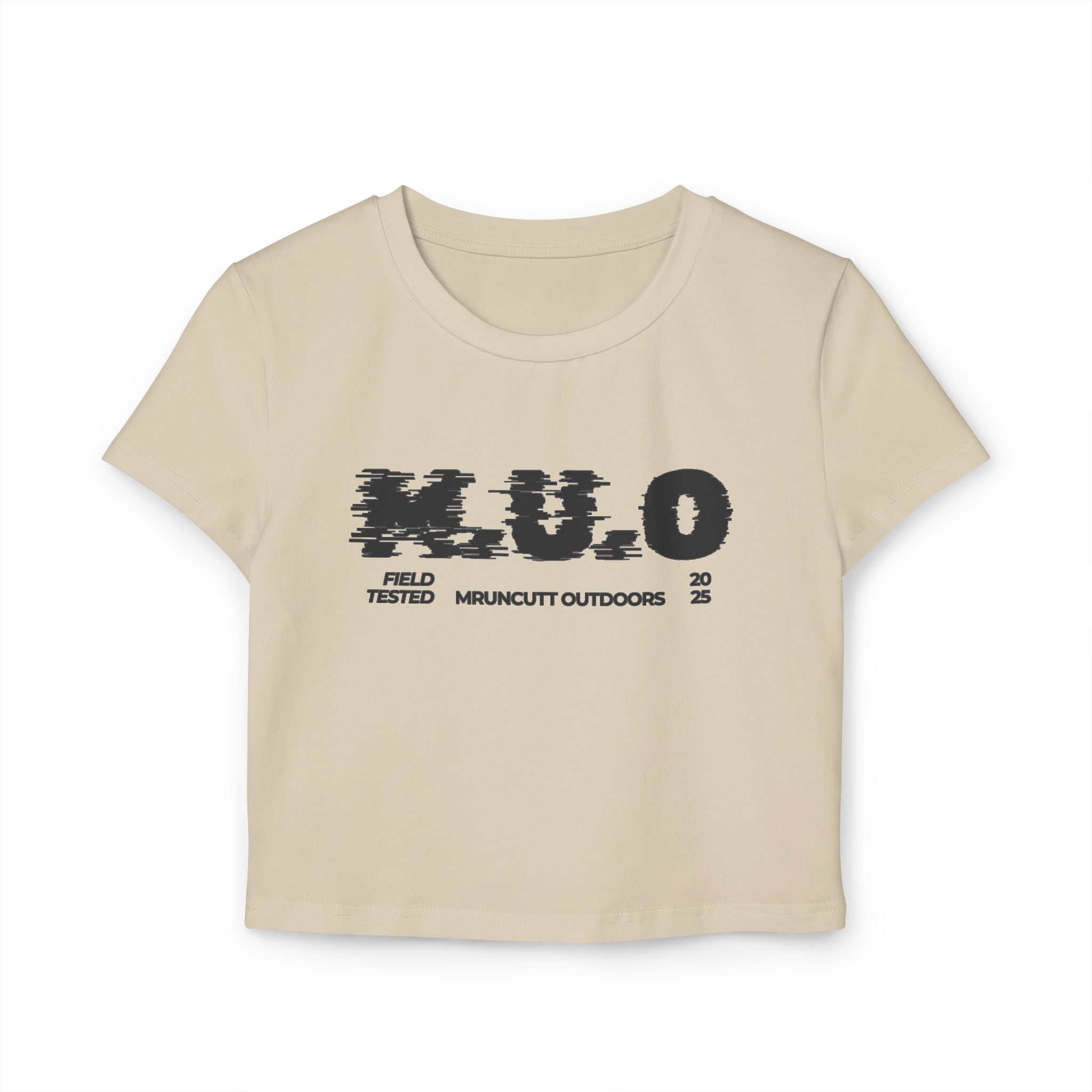 Women's Baby Tee with Bold M.U.O Design