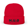 Stylish Knit Beanie with Custom Embroidery