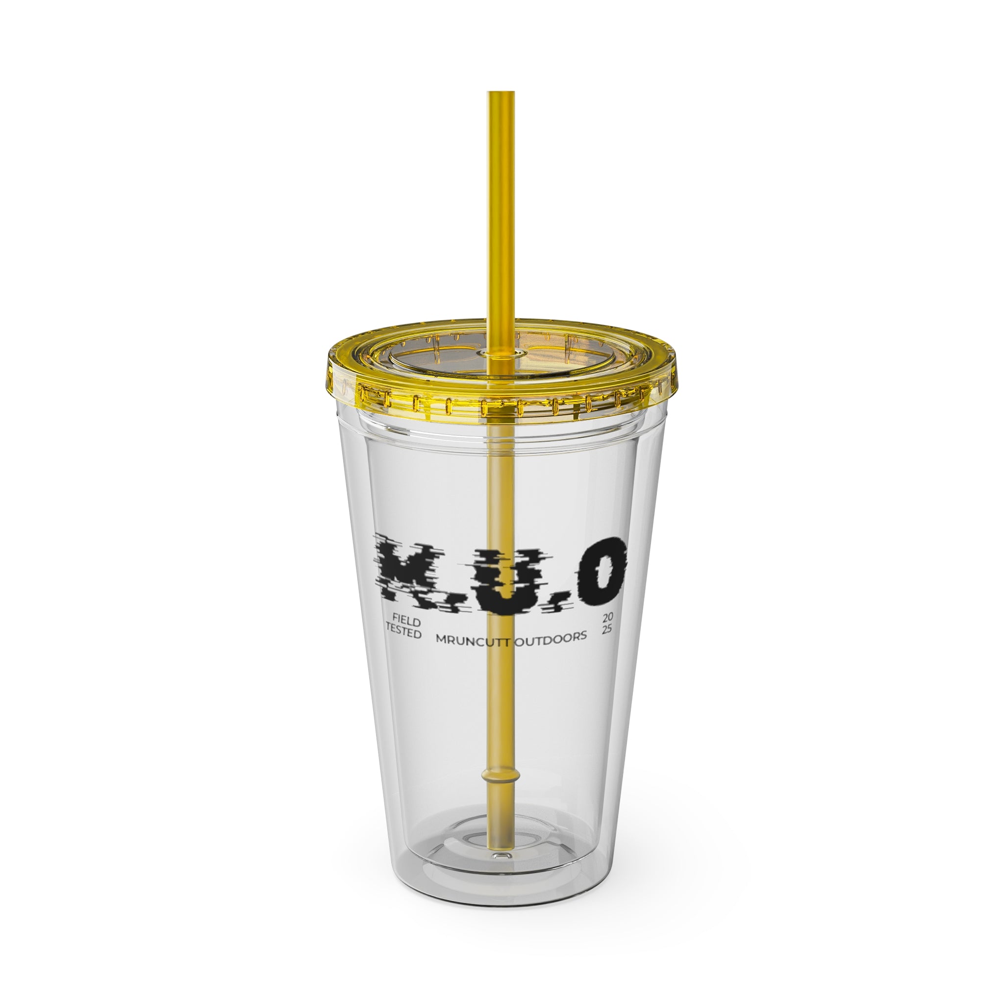 M.U.O Tumbler with Straw, 16oz