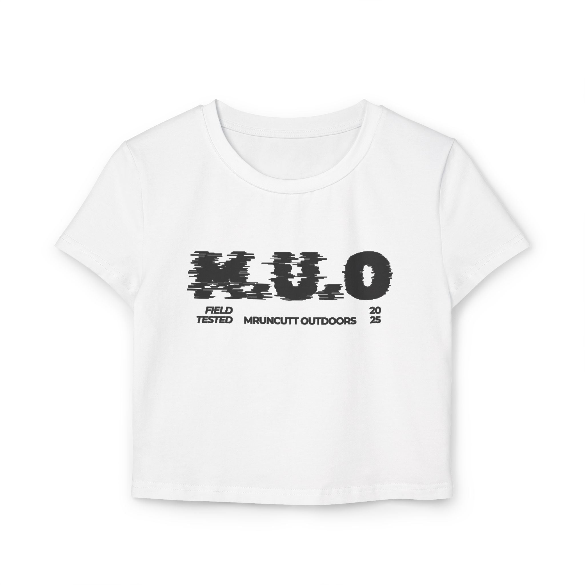 Women's Baby Tee with Bold M.U.O Design