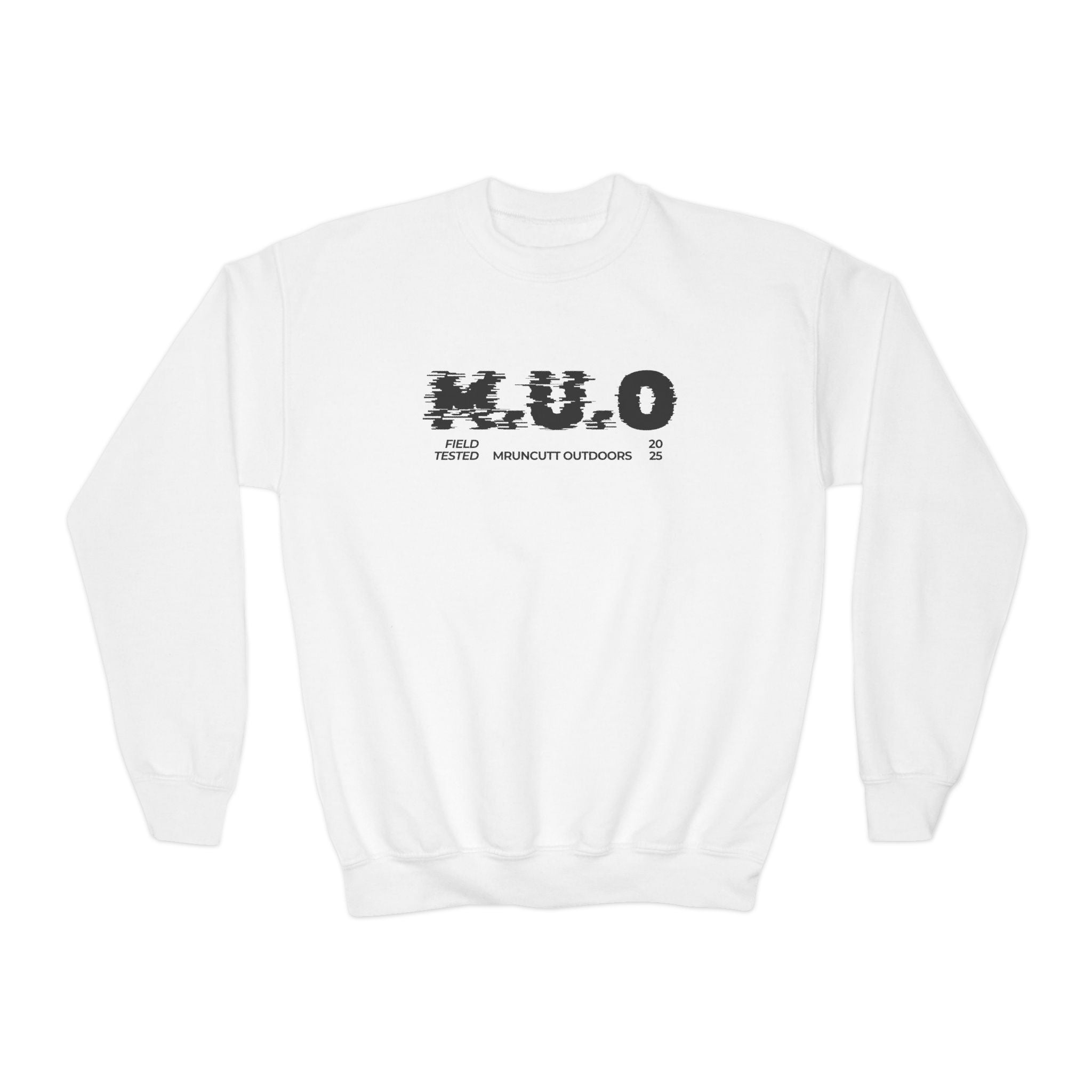 Youth Crewneck Sweatshirt with Cool Graphic Design