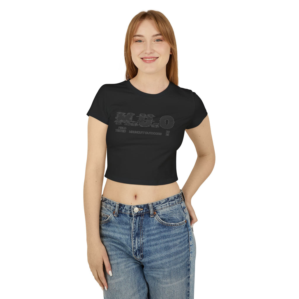 Women's Baby Tee with Bold M.U.O Design