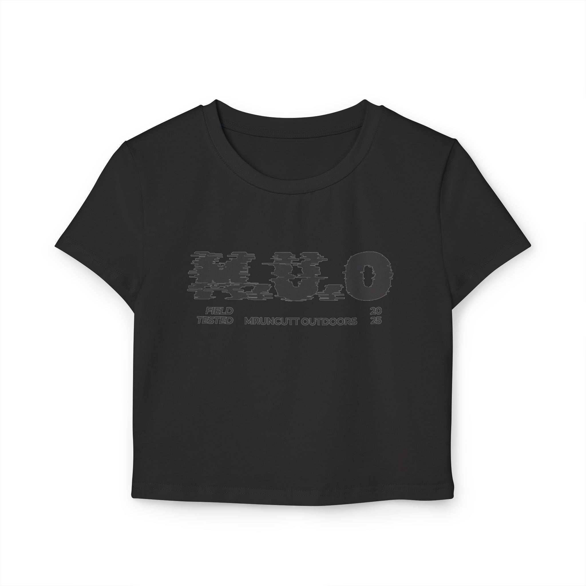 Women's Baby Tee with Bold M.U.O Design
