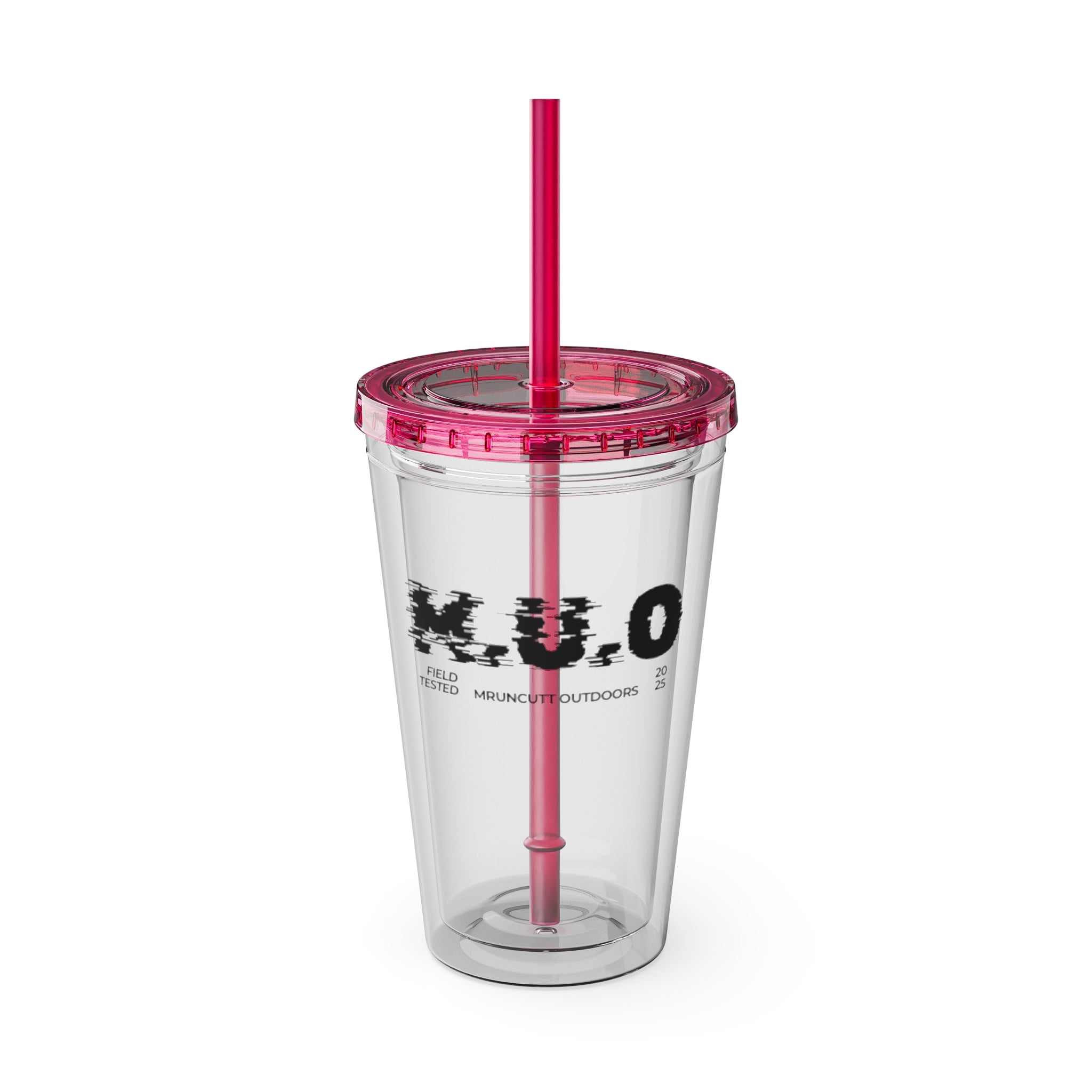 M.U.O Tumbler with Straw, 16oz