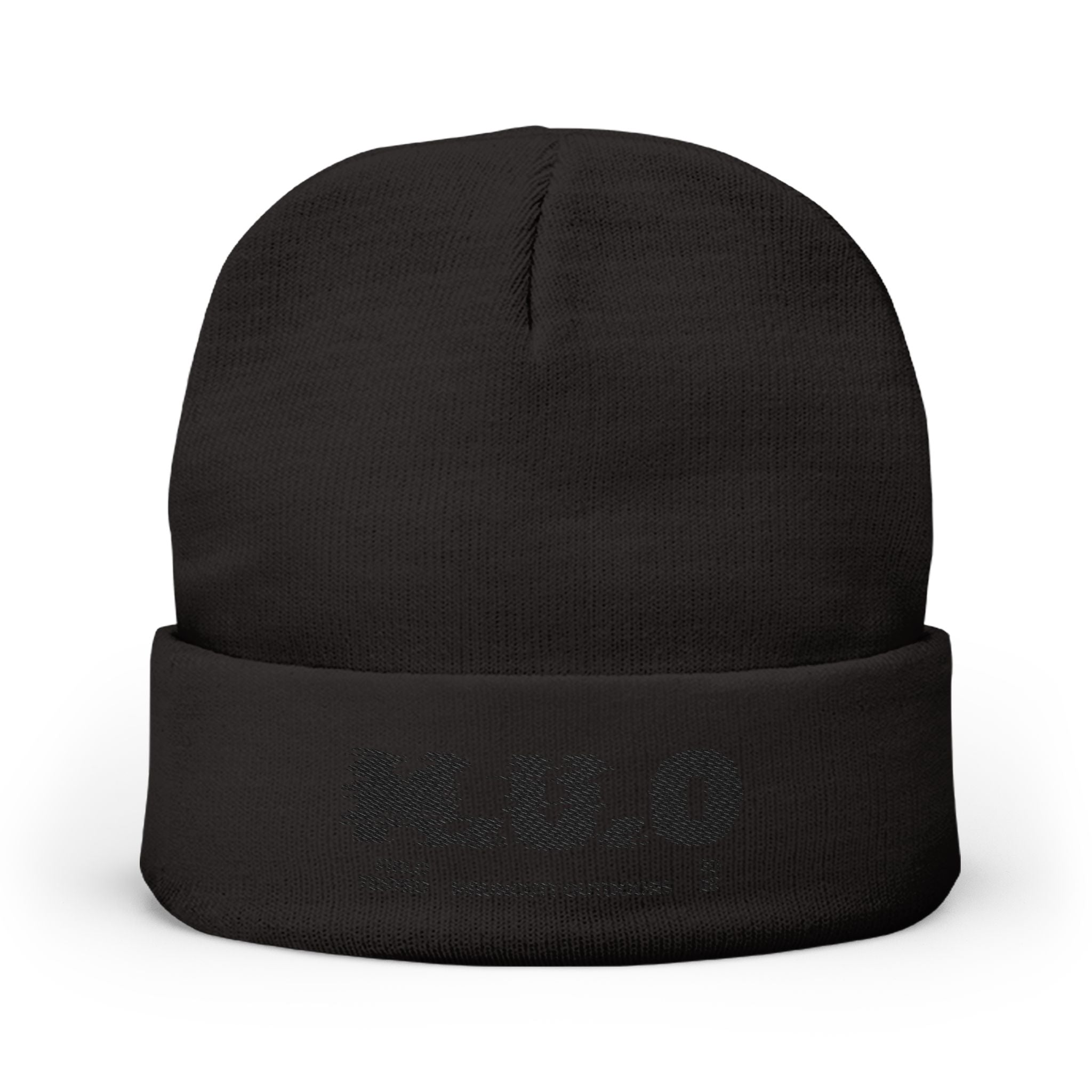 Stylish Knit Beanie with Custom Embroidery