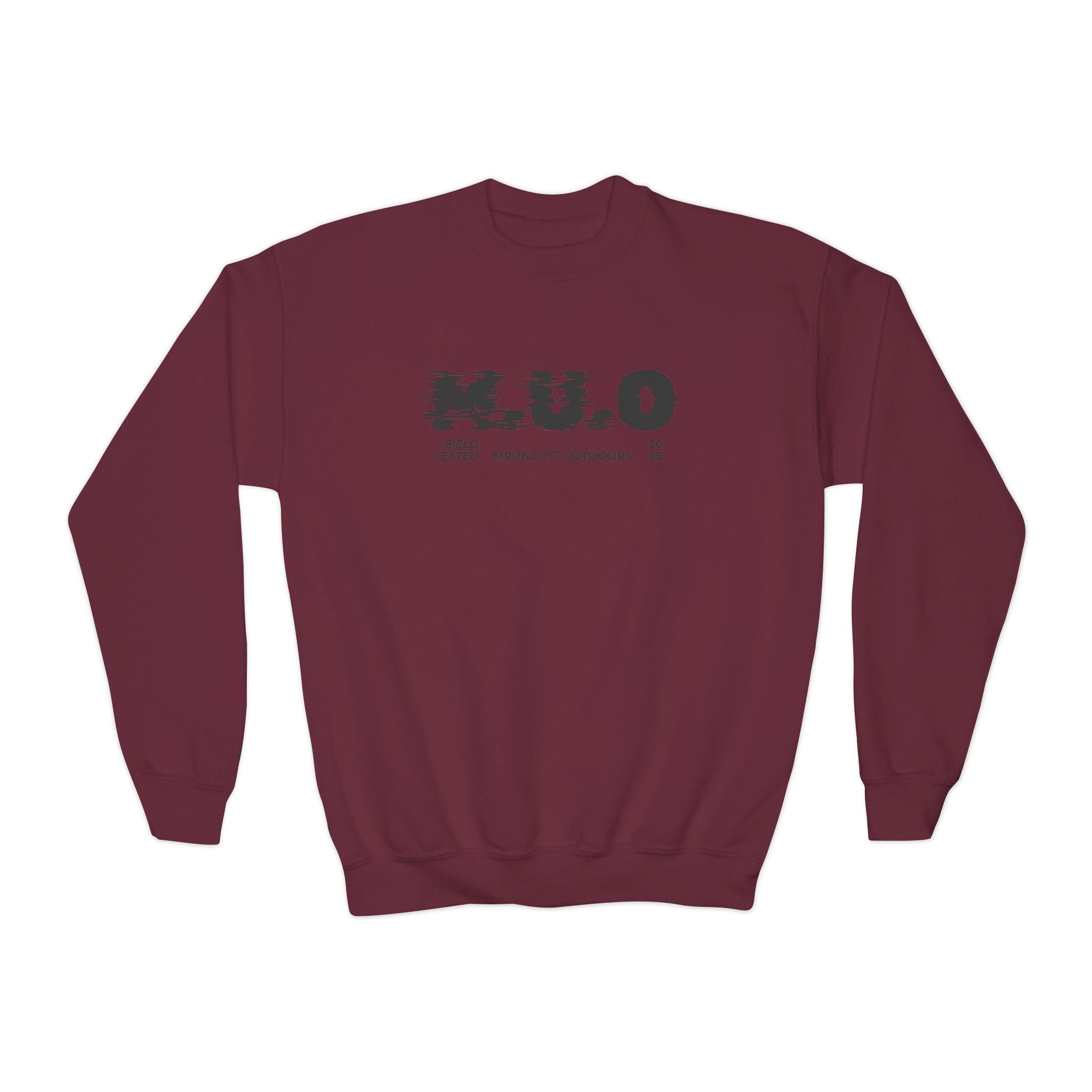 Youth Crewneck Sweatshirt with Cool Graphic Design