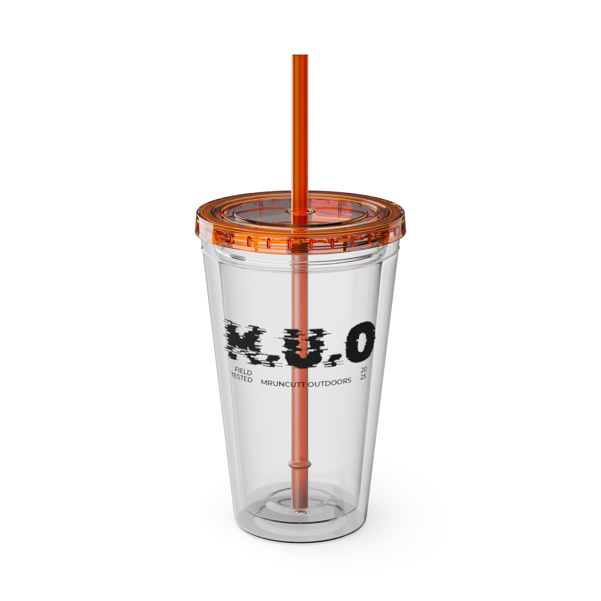 M.U.O Tumbler with Straw, 16oz