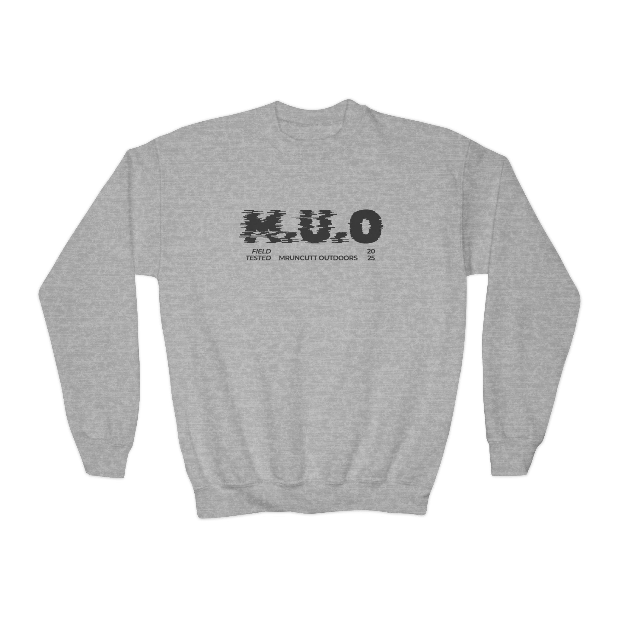 Youth Crewneck Sweatshirt with Cool Graphic Design